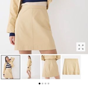 Jcrew Natasha skirt in stretch twill cotton blend